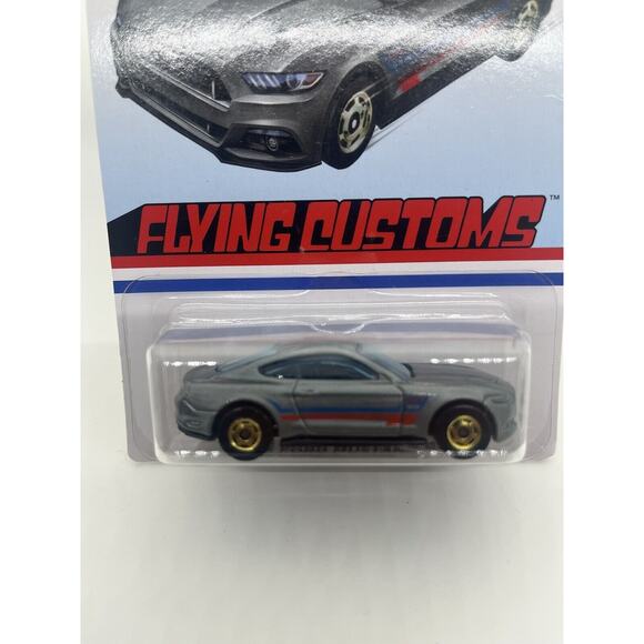 2020 HOT WHEELS FLYING CUSTOMS 2015 FORD MUSTANG GT SILVER COMBINED SHIPPING - Picture 3 of 7